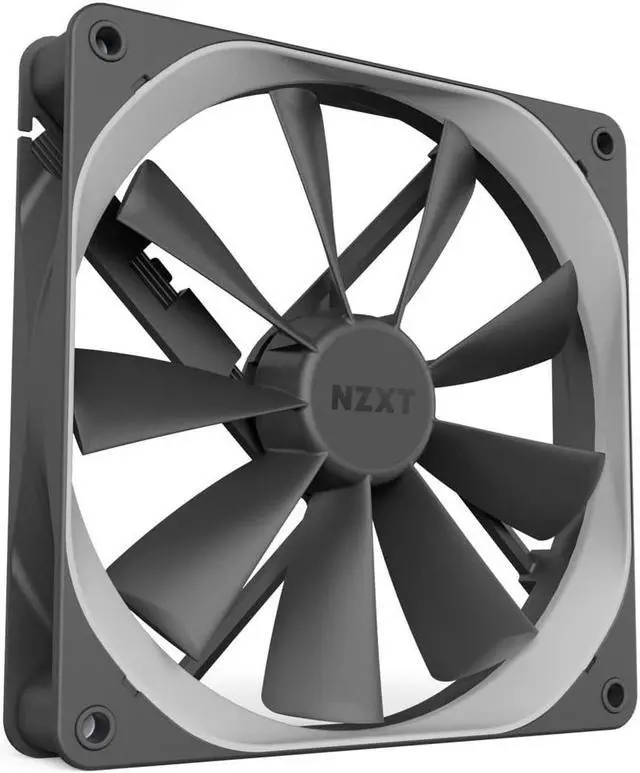 Alt view image 2 of 5 - NZXT AER F - 140mm - Winglet Designed Fan Blades - Fluid Dynamic Bearings - PWM Airflow Fans - Gaming Computer Fan