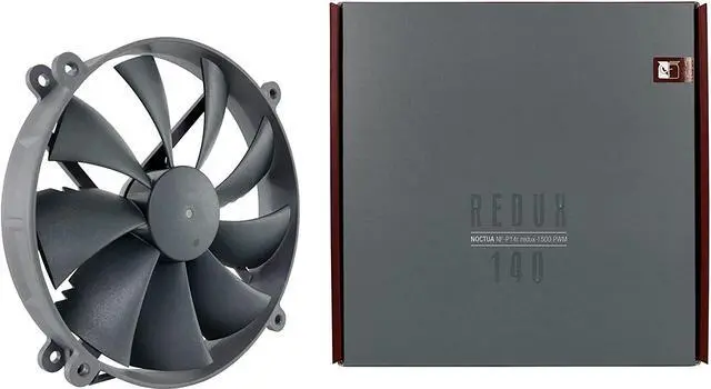 Alt view image 3 of 4 - Noctua NF-P14r redux-1500 PWM, High Performance Cooling Fan, 4-Pin, 1500 RPM (140mm Grey)