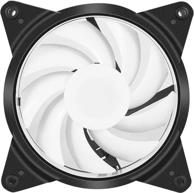 Alt view image 7 of 7 - upHere 5V 6-Pack 120mm Silent Intelligent Control 5V Addressable RGB Fan Motherboard Sync, Adjustable Colorful Fans with Controller T3SYC3-6