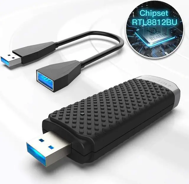 Alt view image 5 of 7 - USB 3.0 WiFi Adapter AC1300Mbps for PC, EDUP  Wireless Network Adapter Dual Band 5GHz 2.4GHz for Mac OS 10.6-10.15,Windows 11/10/8.1/8/7/XP/Vista