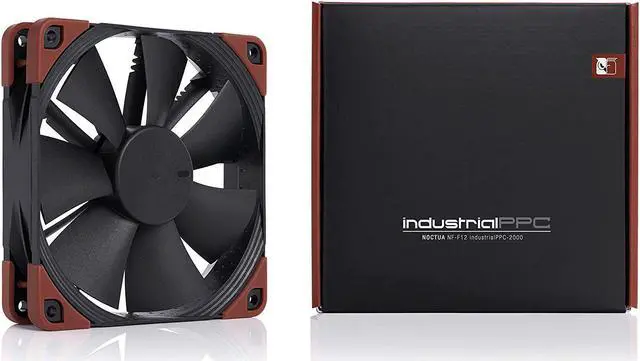 Alt view image 5 of 7 - NF-F12 iPPC-2000 IP67 PWM Heavy Duty Cooling Fan 4-Pin 2000 RPM (120mm Black)