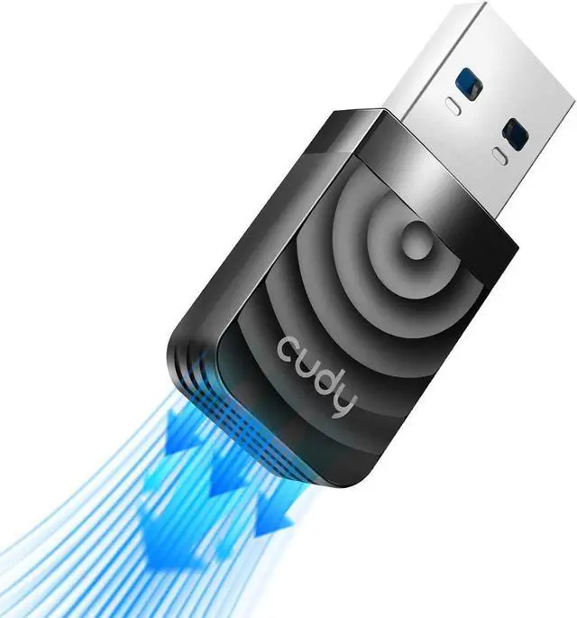 Alt view image 6 of 7 - AC1300 WiFi USB Adapter - 5GHz/2.4GHz Wireless Adapter for Desktop/Laptop Compatible with Windows 7/8/8.1/10/11 mac OS 10.6-10.15.3 Linux WU1300S