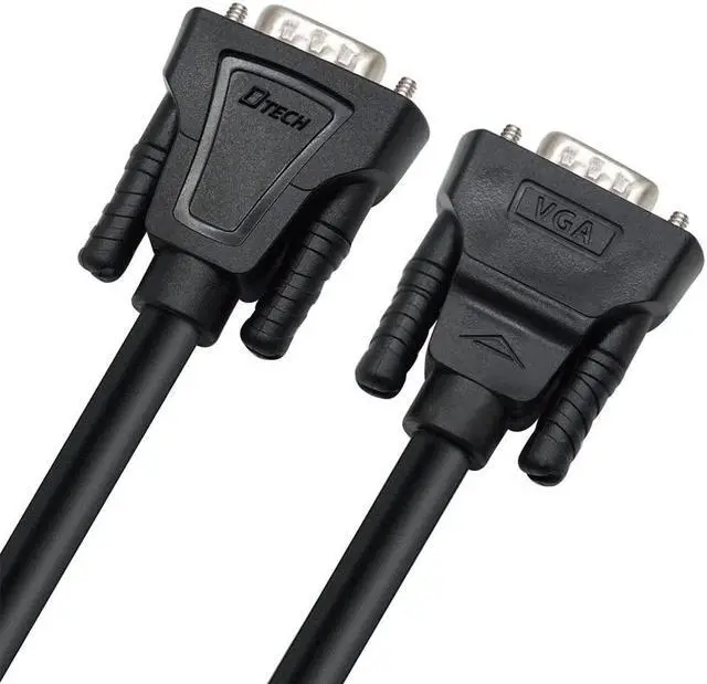 Alt view image 4 of 7 - DTech 50 Feet VGA Monitor Cable Male to Male Cord 1080p High Resolution (15m)