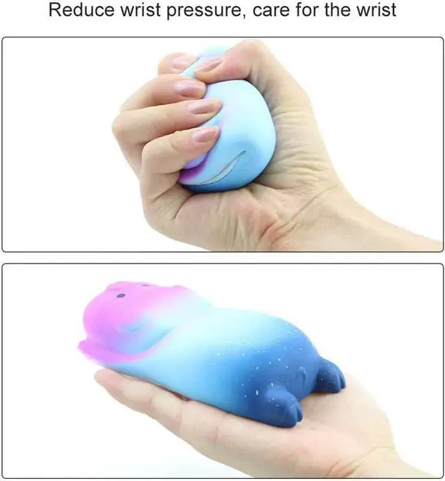 Alt view image 4 of 7 - Small Wrist Rest Mouse Pad, Mini Cute Ergonomic Mousepad Memory Foam Design Pig Shape Wrist Support Pillow Rest Cushion Mat for Office Computer Laptop,Comfortable and Pain Relief(Starry Sky)