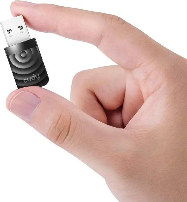 Alt view image 5 of 7 - AC1300 WiFi USB Adapter - 5GHz/2.4GHz Wireless Adapter for Desktop/Laptop Compatible with Windows 7/8/8.1/10/11 mac OS 10.6-10.15.3 Linux WU1300S