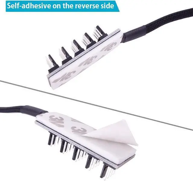 Alt view image 4 of 7 - 4-Pin PWM PC Fan Hub Power Supply Cable 1 to 5 Way Splitter PC Motherboard Case Fan Power Extension Cable Cord for ATX Computer Case 4-Pin and 3-Pin Cooling Fans