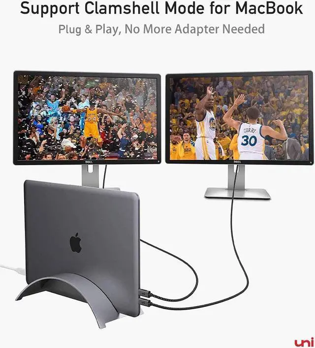 Alt view image 5 of 7 - USB C to DisplayPort Cable for Home Office (4K@60Hz 2K@165Hz) uni Sturdy Aluminum DisplayPort to USB C Cable [Thunderbolt 3 Compatible] for MacBook Pro MacBook Air/iPad Pro 2020/2018 XPS 15/13