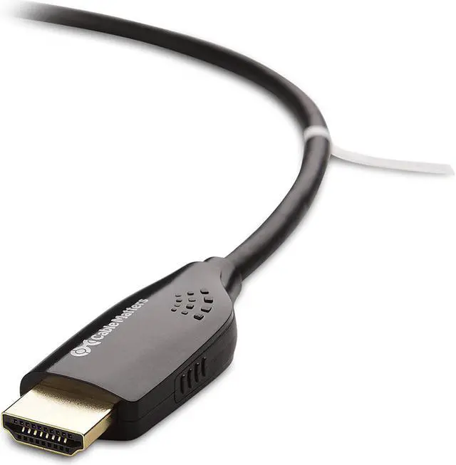 Alt view image 5 of 6 - Mini DisplayPort to HDTV Cable in Black 6 Feet - Thunderbolt and Thunderbolt 2 Port Compatible