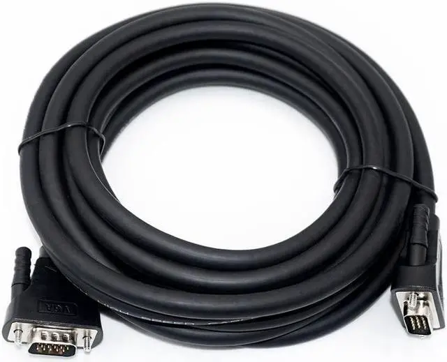 Alt view image 6 of 6 - DTech VGA Male to Male Cable 10 Feet Long PC Computer Monitor Cord 1080p High Resolution (3 Meter, Black)