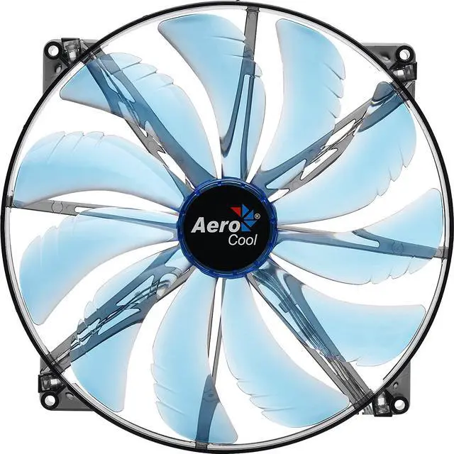 Main image of AeroCool Silent Master 200mm Blue LED Cooling Fan EN55642 For Desktop