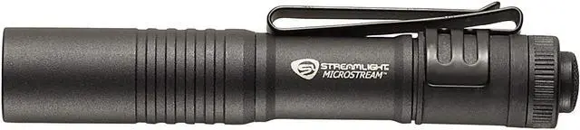 Alt view image 2 of 7 - 66318 MicroStream 45-Lumen Everyday Carry Pocket Flashlight with AAA Alkaline Battery Black