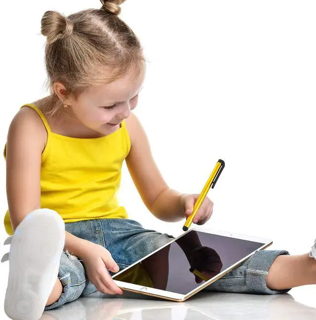 Alt view image 5 of 7 - 60 Pieces Stylus Pens Slim Capacitive Stylus Touch Pens for Universal Touch Screens Devices Compatible with iPhone iPad Tablet (10 Colors)