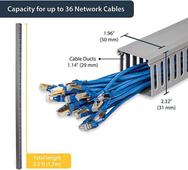 Cable Management Raceway w/ Slots (6.5ft)