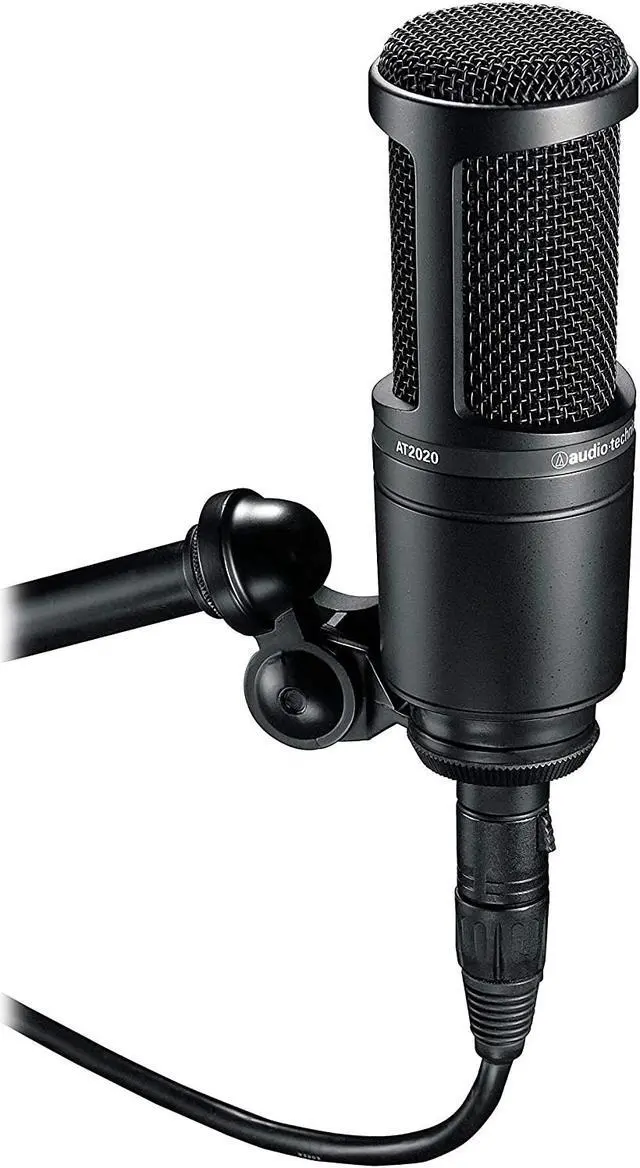 Alt view image 12 of 20 - Audio Technica AT-2020 Cardioid Condenser Microphone