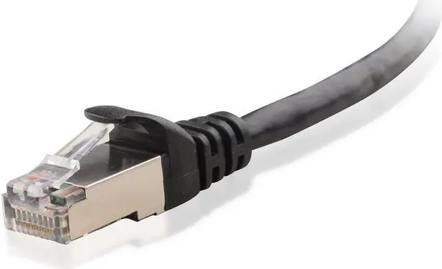 Alt view image 3 of 4 - 5-Pack Snagless Short Shielded Cat6A Ethernet Cable 5 ft (SSTP SFTP Shielded Ethernet Cable Shielded Cat6 Cable Cat 6 Shielded Network Cable) in Black