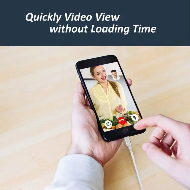 Alt view image 7 of 7 - RJ45 Ethernet LAN Network Adapter for Phone Pad, Phone Ethernet Adapter, 3.3ft/1m Cable, 10/100Mbps High Speed,Plug and Play Enbia [Grey]