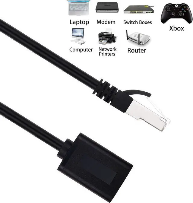 Alt view image 5 of 6 - Ethernet Extension Cable 25 Ft, Shielded Network Cat6 Extension Patch Cable RJ45 Cords Shielded Male to Female Connector
