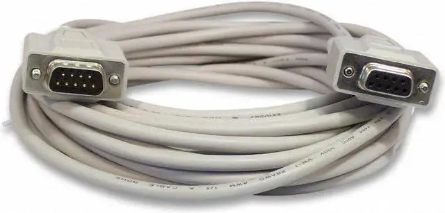 Main image of 25 Foot DB9 9 Pin Serial / RS232 Male/Female Extension Cable