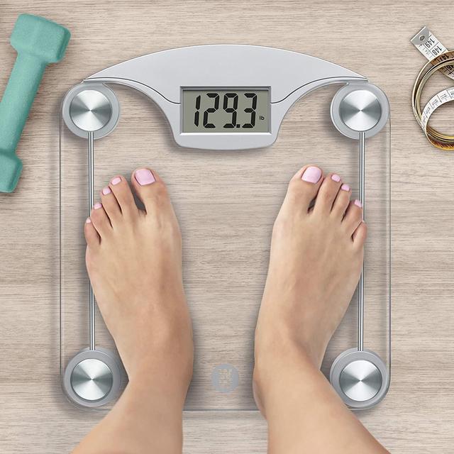 Weight Watchers by Scales by Digital Glass Bathroom Scale 400 lb. capacity  