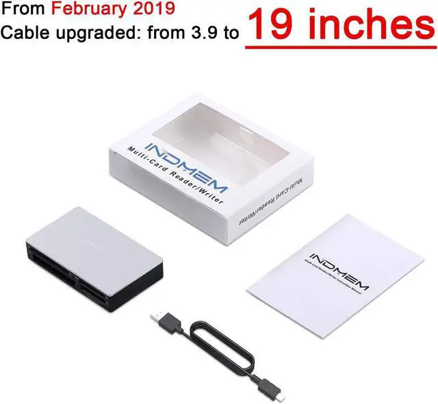 Alt view image 7 of 7 - SmartMedia Card Reader Writer All-in-1 USB Universal Multi Card Adapter Slim Hub Read Smart Media xD SD SDHC SDXC UHS-I MMC MS Pro Duo CF MD Camera Flash Memory Cards For Windows Mac Linux