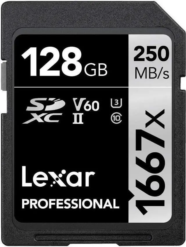 Alt view image 11 of 20 - Lexar Professional 1667x 128GB SDXC UHS-II/U3 Memory Card #LSD128CBNA1667