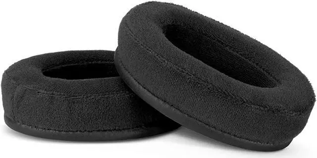 Alt view image 7 of 7 - Velor Replacement Ear Pads for HyperX Cloud & Alpha ATH M50X Steelseries Arctis  G Pro & More Headphones Soft Velour Memory Foam & Long Lasting Earpads by Brainwavz - Black