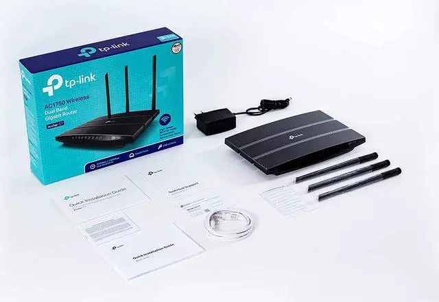 Alt view image 6 of 7 - TP-LINK WiFi Router AC1750 Archer C7 Wireless Dual-Band Gigabit, Router-AC1750