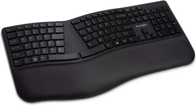 Main image of Kensington Pro Fit Ergonomic Wireless Keyboard, Bluetooth - Black (K75401US)