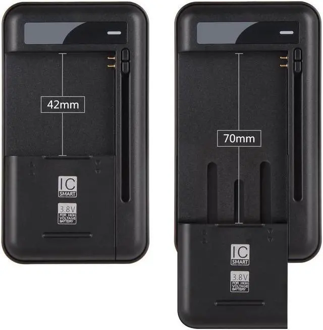 Alt view image 2 of 6 - Onite Universal Cellphone Removeable Battery Charger, Extra 5V USB Output Port, for SCP-73LBPS Battery Kyocera DuraXV Extreme E4810/Kyocera DuraXE Epic E4830 Verizon Flip Phone