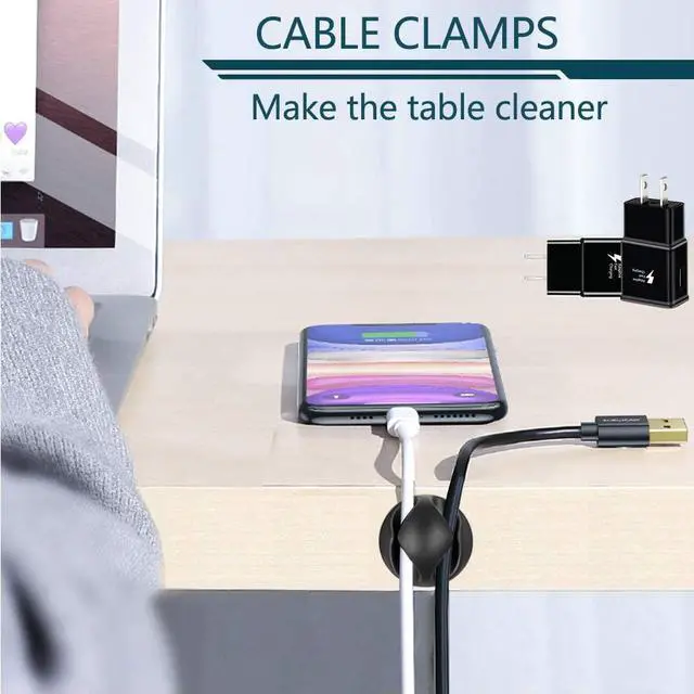 Alt view image 5 of 7 - 2 Pack Fast Charging Block, USB Adaptive Fast Charger Box Android Cell Phone Tablet Adapter for Samsung Galaxy S20 S10 S9 S8 S7 A56 A55 A54 A40 A36 A35 A25 A20 A16 A15 A14 A13 Note8 9, EP-TA20JBE