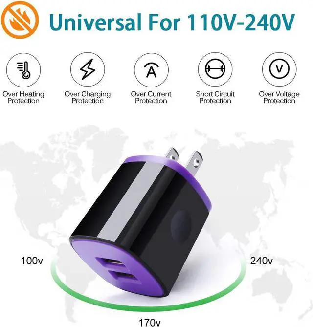 Alt view image 5 of 7 - Android Wall Charger Fast Charging Cable Micro USB Cord Compatible for LG Stylo 3 Plus/2 V, K50 S/K40 S/K30/K20 V/K10/K9/K8/K7/K4, V10/Q6/G4/G3/Q60/W30/W10, Stylus 3/2 Plus, G Vista 2