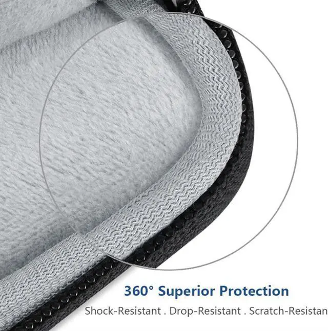 Alt view image 5 of 7 - 15 15.6 16 Inch Laptop Sleeve Case Waterproof Shockproof Notebook Bag Compatible with MacBook Pro 16 15/ Dell XPS 15/ Surface Laptop 15/ Chromebook Dell HP Lenovo Acer Asus Samsung - Gray