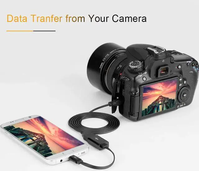 Alt view image 6 of 7 - CableCreation Micro USB 2.0 OTG Cable Flat On The Go Adapter Micro USB Male to USB Female for Samsung S7 S6 Edge S4 S3 Android or Other Smart Phones Tablets with OTG Function 6 Inch, Black