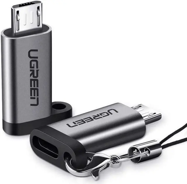 Main image of UGREEN USB C to Micro USB Adapter Type C Female to Micro B Male Charger Connector Converter Compatible for Galaxy S7 S6 S5 Edge, J3 Prime, Redmi Note 5 Pro, Mi A2 Lite, PS4, Xbox One Controller, 2Pack