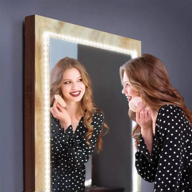 Alt view image 4 of 7 - Govee White LED Light Strip, 16.4ft Dimmable Led Strip Lights White, Bright 6500K Daylight, Cuttable and Strong Adhesive, 300 LEDs Flexible Tape Lights for Mirror, Under Cabinet, Kitchen and Bedroom