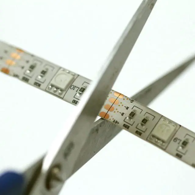 Alt view image 6 of 7 - 6.56 feet USB LED Strip Lights DIY Indoor Decoration TV Backlight 24 Keys Remote