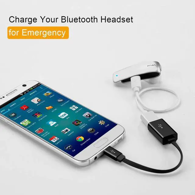 Alt view image 5 of 7 - CableCreation Micro USB 2.0 OTG Cable Flat On The Go Adapter Micro USB Male to USB Female for Samsung S7 S6 Edge S4 S3 Android or Other Smart Phones Tablets with OTG Function 6 Inch, Black