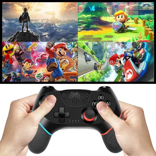 Alt view image 5 of 5 - Wireless Switch Pro Controller Gamepad Joypad Remote Joystick for Nintendo Switch Console