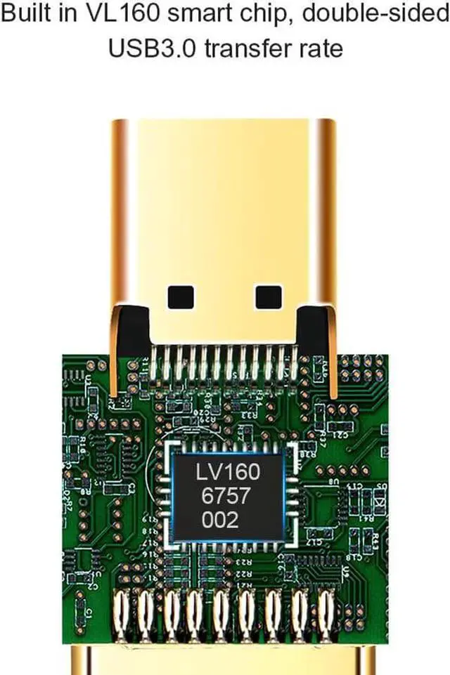 Alt view image 6 of 7 - [3-Pack] USB3.1 USB C Female to USB Male Adapter Cable 5Gbps CableCreation USB to USB C Adapter USB C to A Adapter Female USB C Adapter for PC Oculus Quest Link Logitech StreamCam Other USB-A Devices