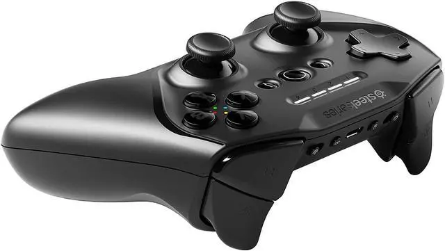 Alt view image 4 of 7 - SteelSeries 69075 Stratus Duo Wireless Gaming Controller for Windows - Android - Mac - iOS - Apple TV - 2.4 GHZ - Bluetooth v4.1 - Black