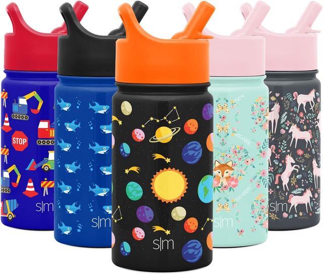 14oz Summit Kids Water Bottle Thermos With Straw Lid Dishwasher
