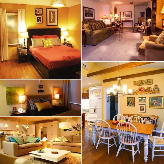 Alt view image 2 of 5 - Color Changing Light Bulb RGB LED Light Bulbs Dimmable 5W 40W Equivalent500LM E26 Screw Base bulbs Decorative Flood Lights Mood Light -Timing12 Colors2700KGreat for Home Stage Party(4 pack)