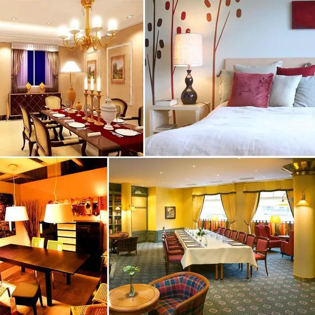 Alt view image 2 of 7 - Yangcsl LED Light Bulbs 85W Equivalent 1200lm RGB Color Changing Light Bulb 6 Moods - Memory - Sync - Dimmable A19 E26 Screw Base Timing Remote Control Included (Pack of 4)