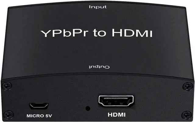 Alt view image 7 of 7 - Component to HDMI Adapter YPbPr to HDMI Coverter + R/L Component 5RCA RGB to HDMI Converter Adapter Supports 1080P Video Audio Converter Adapter for DVD PSP to HDTV Monitor