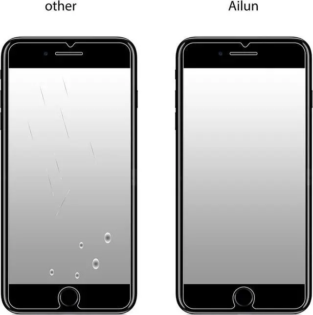 Alt view image 6 of 6 - Ailun Screen Protector for iPhone SE 2020 2nd/2022 3rd Generation, iPhone 8,7,6s,6, 4.7-Inch Tempered Glass 0.25mm Case Friendly 3 Pack Clear