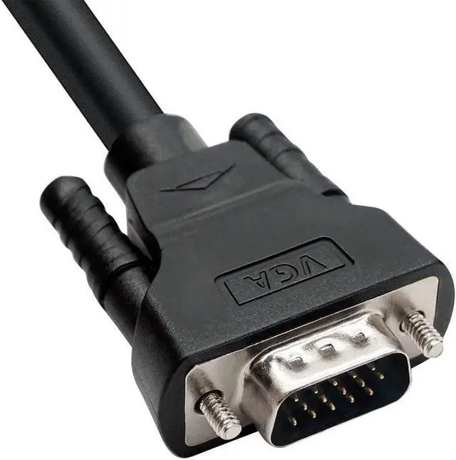 Alt view image 3 of 6 - DTech VGA Male to Male Cable 10 Feet Long PC Computer Monitor Cord 1080p High Resolution (3 Meter, Black)