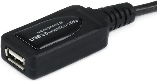 Alt view image 2 of 5 - 65ft 20M USB 2.0 A Male to A Female Active Extension/Repeater Cable for Playstation Xbox Kinenct Oculus VR USB Flash Drive Card Reader Hard Drive Keyboard Printer Camera and More!