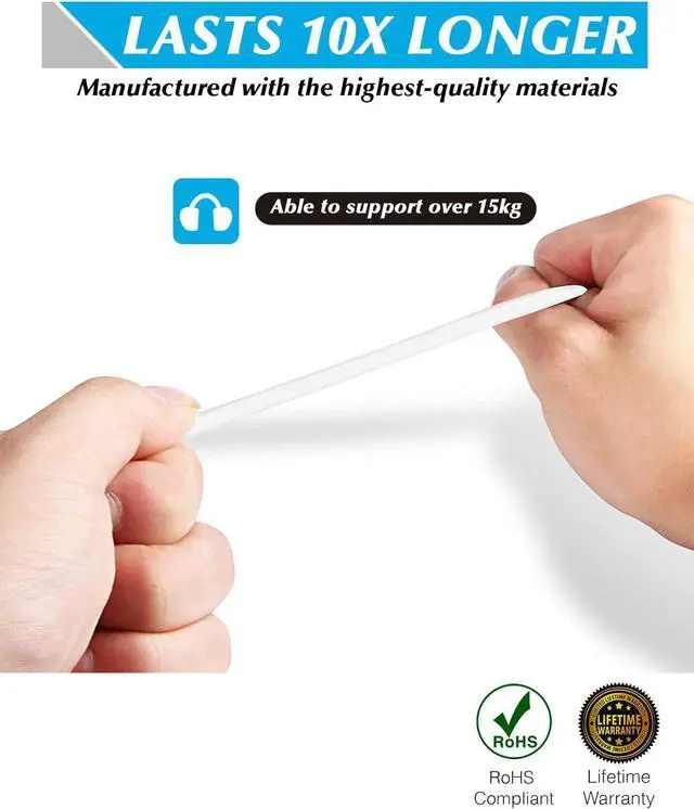 Alt view image 4 of 7 - Cat7 Flat Ethernet Cable, 50 Ft 10 Gigabit High Speed Solid Computer Network Cord with Snagless Rj45 Connectors for Xbox,PS4,Modem,Router,Networking Switch Faster Than Cat5e Cat5 Cat6 Cable,White