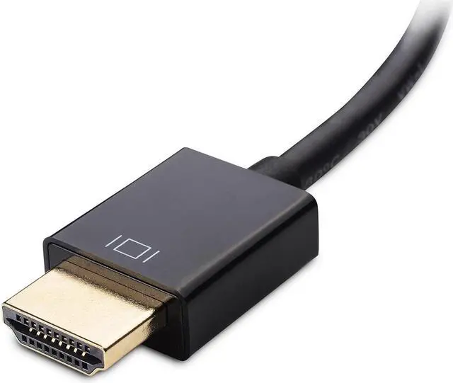 Alt view image 4 of 7 - Unidirectional HDMI to VGA Adapter (HDMI to VGA Converter/VGA to HDMI Adapter) in Black