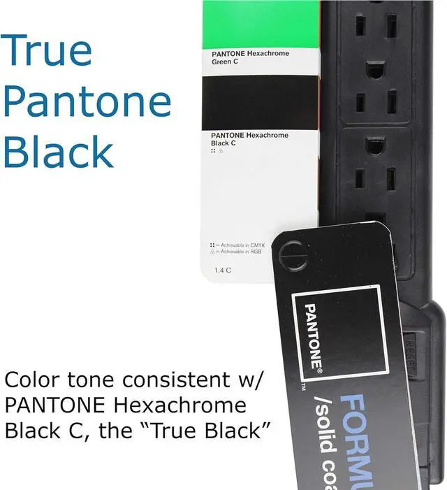 Alt view image 6 of 7 - 8 Port Power Strip Surge Protector, 6 Feet Cord with Lit Switch, for Home Office School Shop Garage, Wall Mountable,750J 15A 125V 1875W, 14AWG, UL Listed, Black